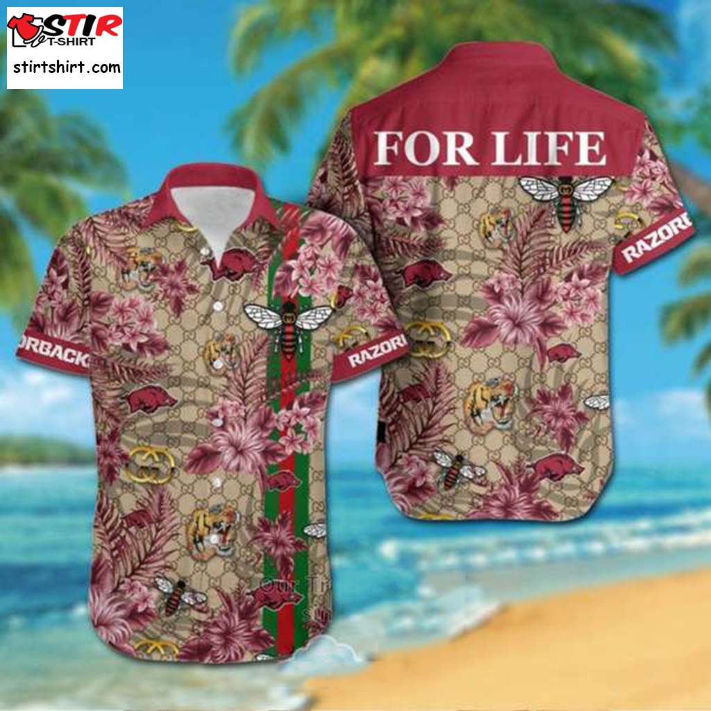 Gucci Forest Version All Over Print Hawaiian Shirt Gucci - StirTshirt