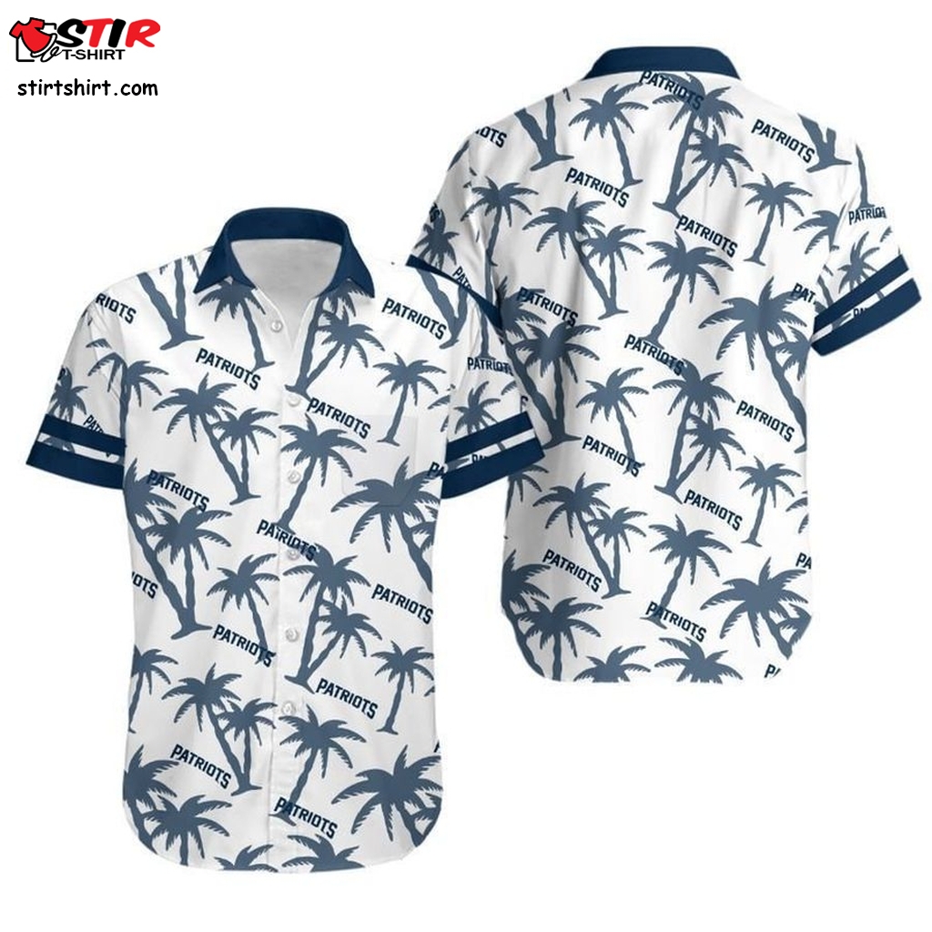 New England Patriots Coconut Tree Gift For Fan Hawaii Shirt And Sh   Gif