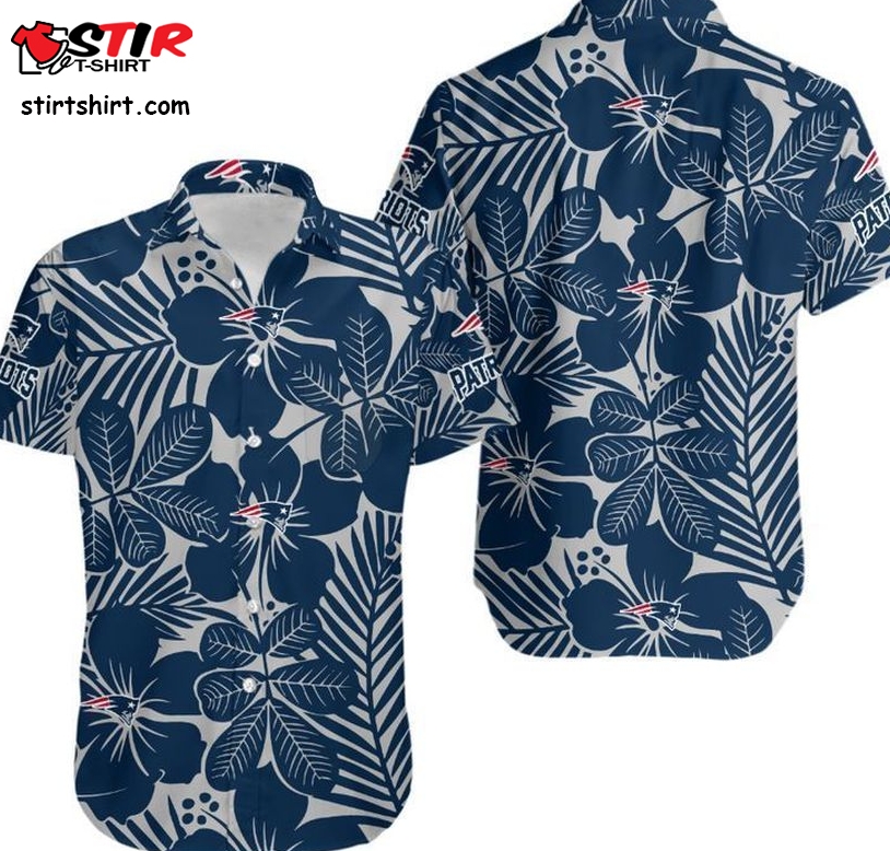 New England Patriots Flower Hawaii Shirt And Shorts Summer Collection H97  Men's  Pattern