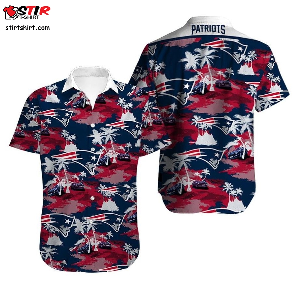 New England Patriots  Hawaiian Shirt N08  Men's  Pattern