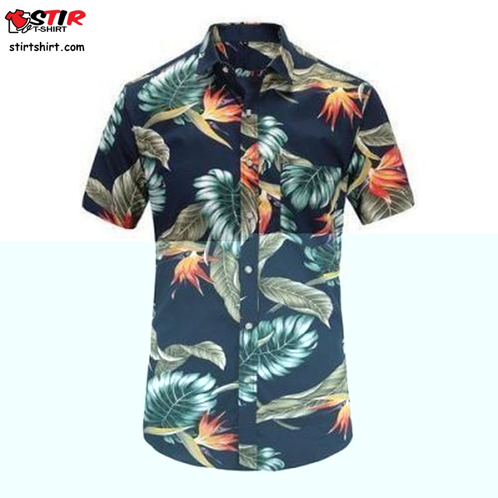 New Mens Short Sleeve Vintage Hawaiian Shirts 100 Cotton