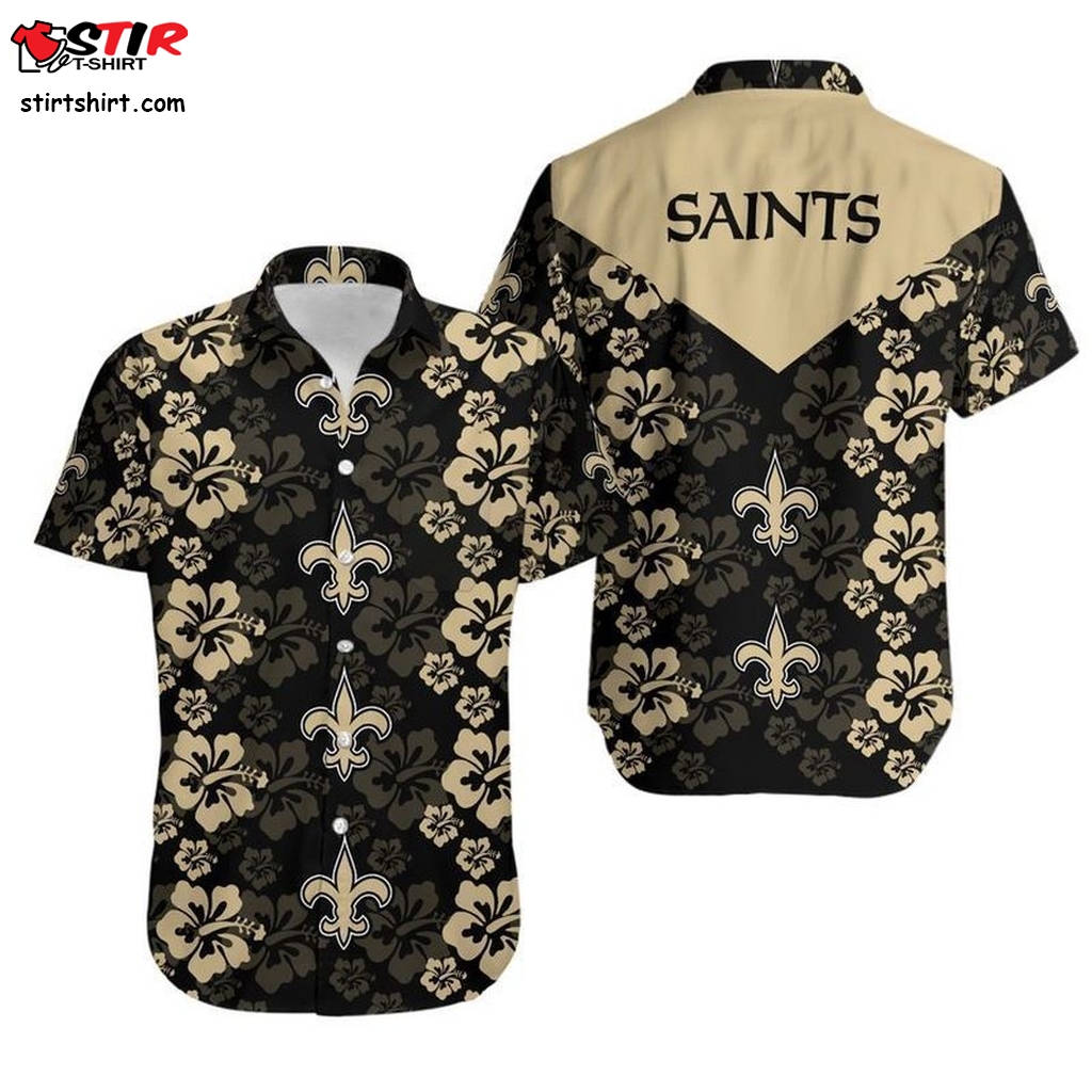 New Orleans Saints Flowers Hawaii Shirt And Shorts Summer Collection H97  Harley 