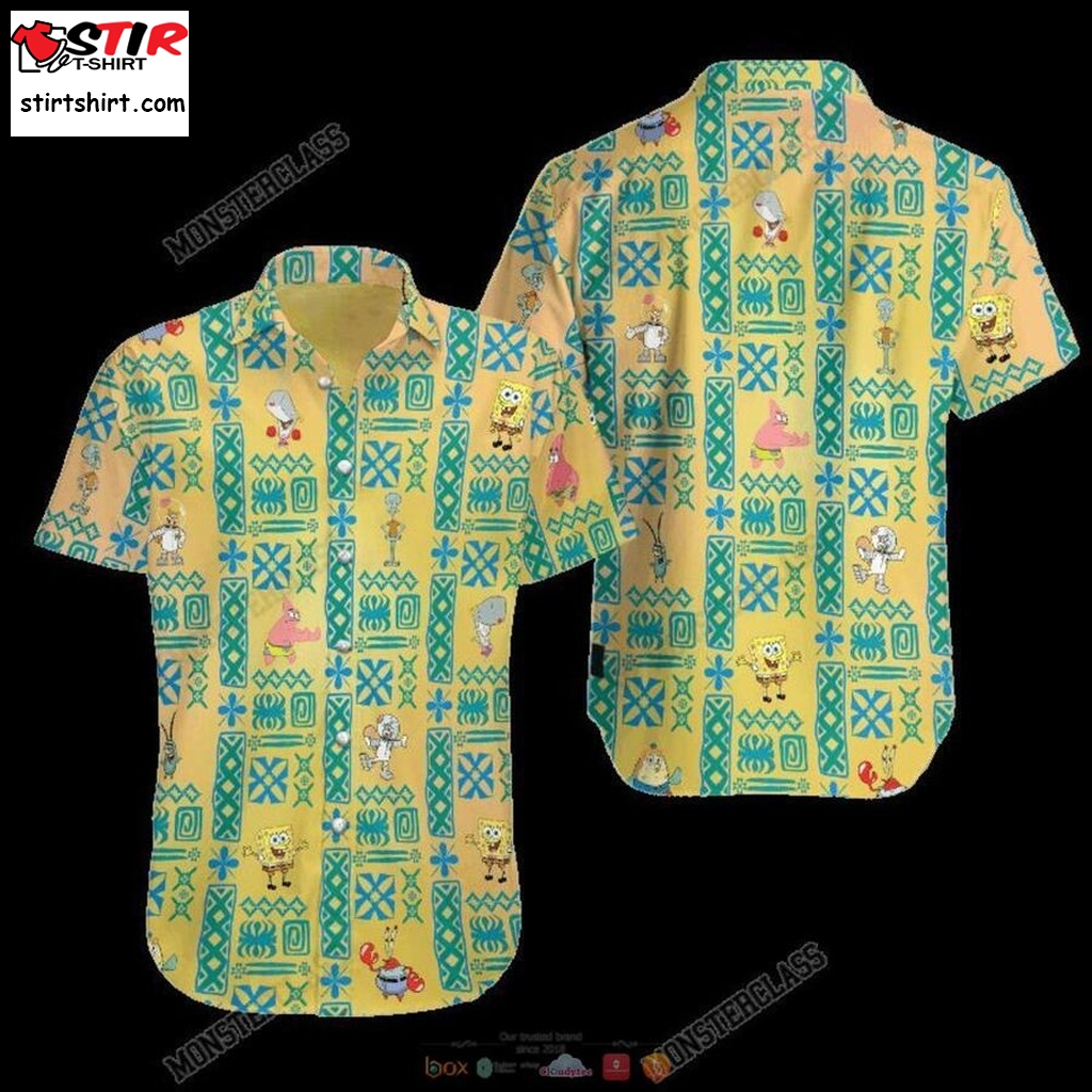 New Spongebob Squarepants Hawaiian Shirt