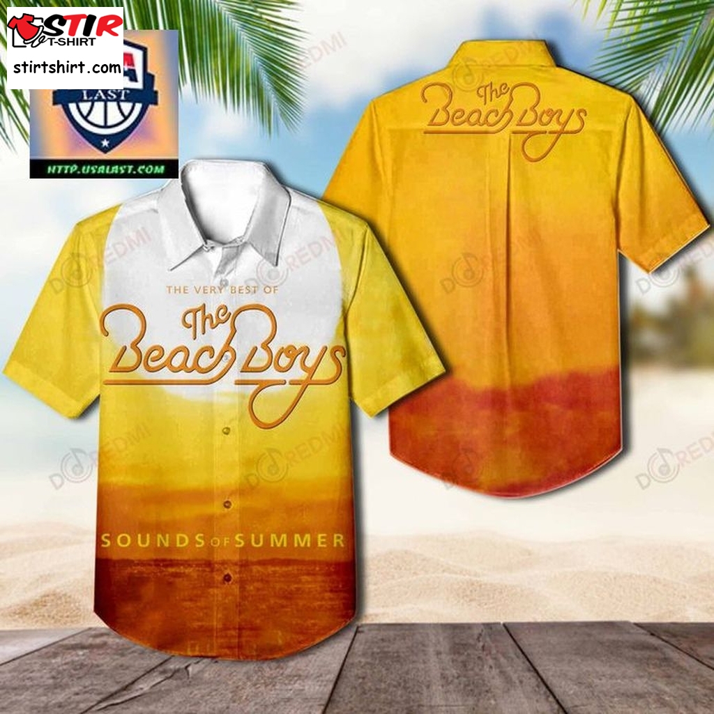 New Taobao The Beach Boys Sounds Of Summer Album Hawaiian Shirt  Boys Hawaiian Print Shirt