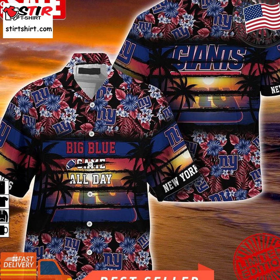 New York Giants Nfl Summer Hawaiian Shirt Gift For New York Giants Fans