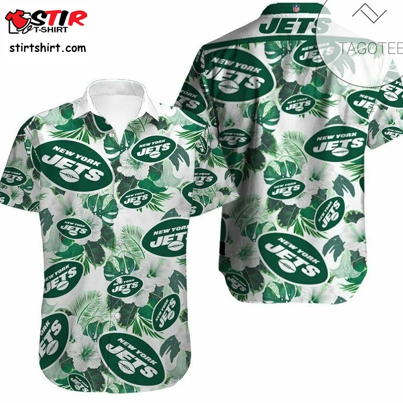 New York Jets Authentic Hawaiian Shirt 2023   With Blazer