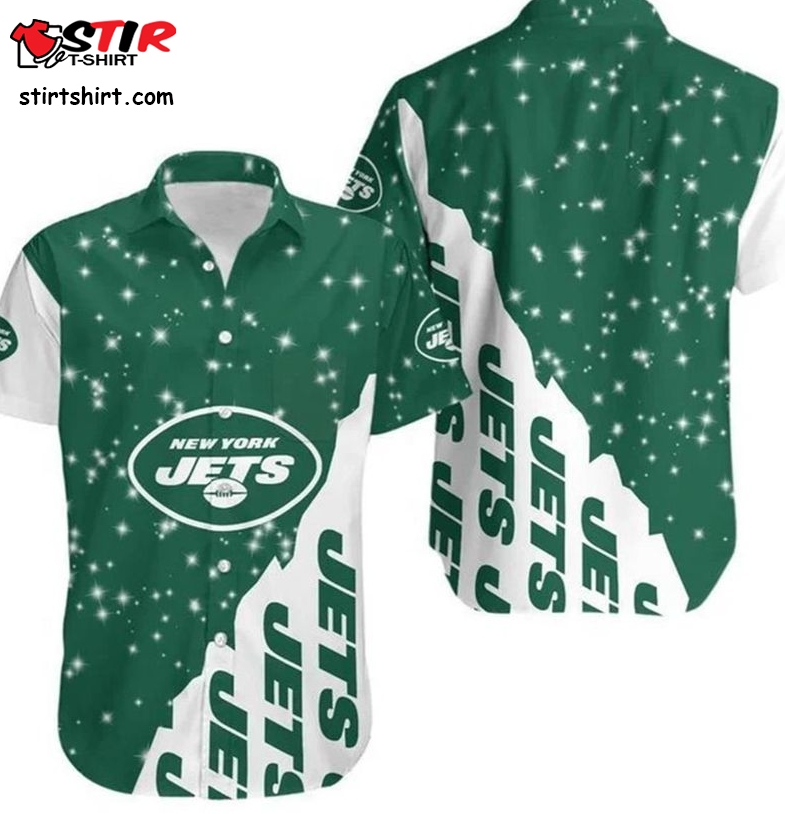 New York Jets Bling Bling Hawaiian Shirt  New York Jets 