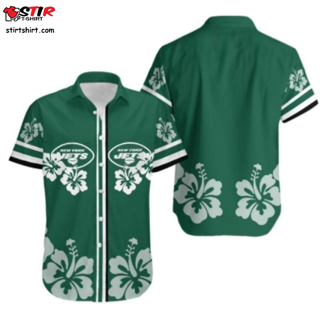 New York Jets Hibiscus Flower Hawaii Shirt And Shorts Summer Collection 2 H97  New York Mets 