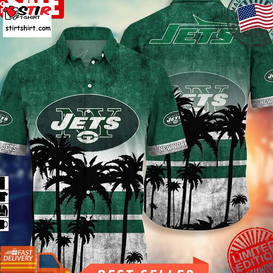 New York Jets Nfl Hawaii Shirt Short Style Hot Trending Summer Hawaiian Nfl  New York Jets 