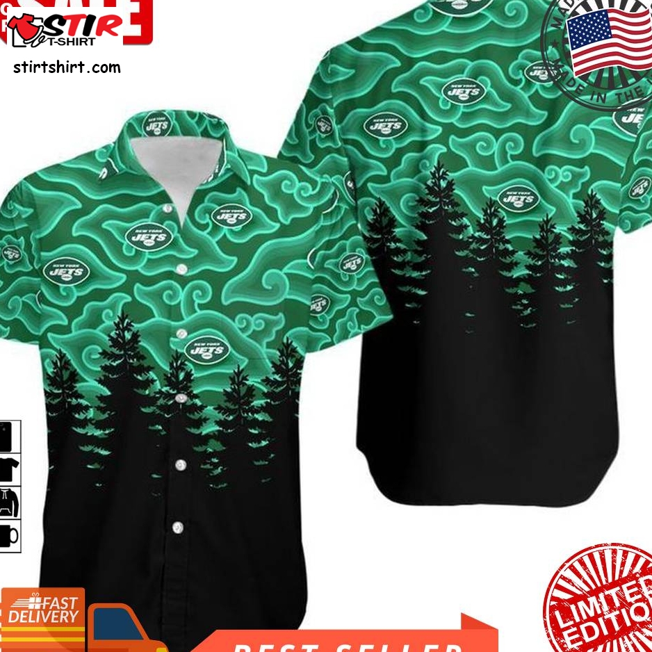 New York Jets Ninja Cloud Nfl Gift For Fan Hawaii Shirt And Shorts Summer Collection 5 H97  New York Jets 