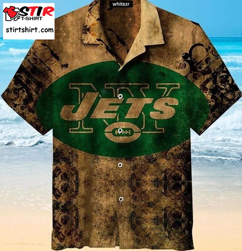 New York Jets Nostalgic Hawaiian Shirt  New York Jets 