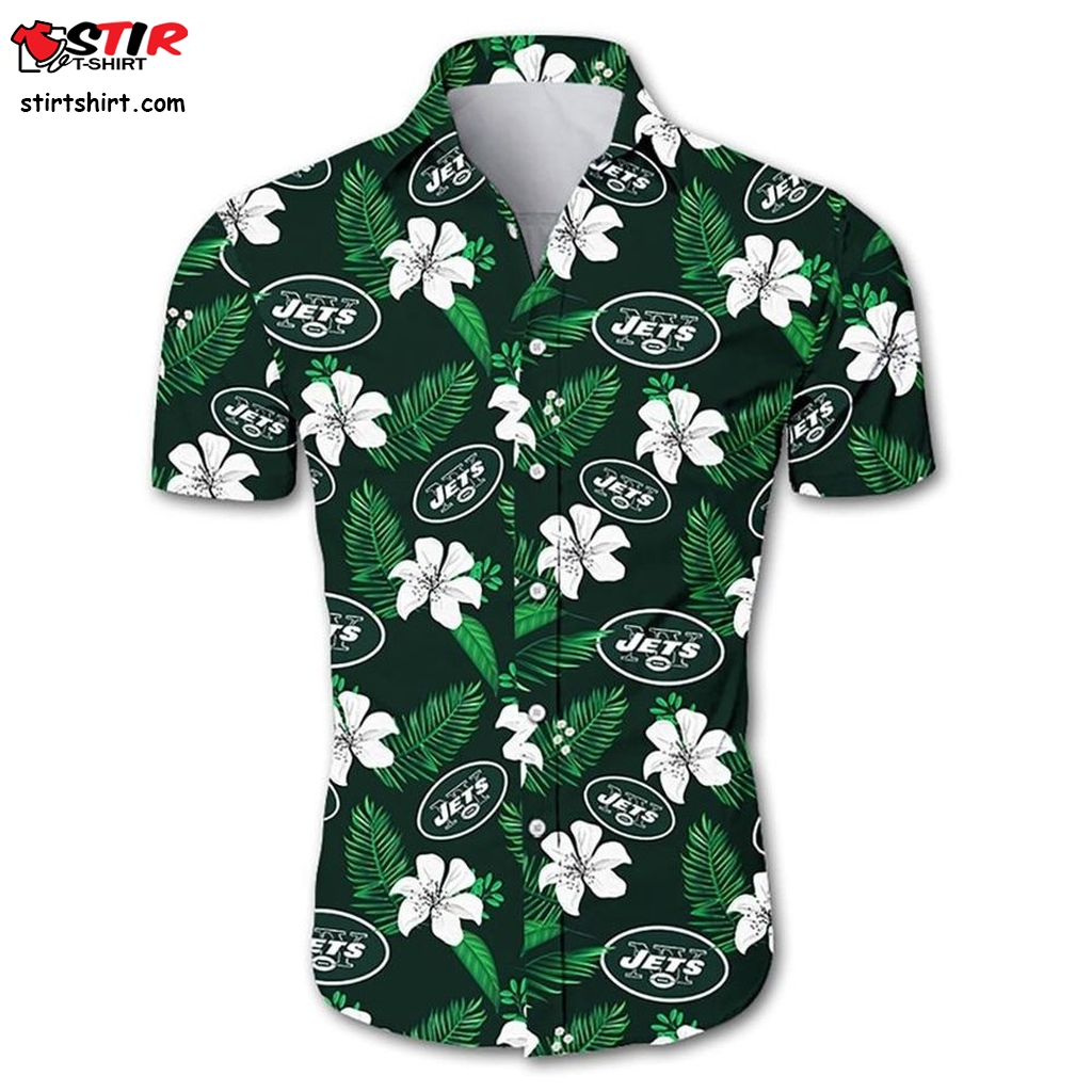 New York Jets Tropical Flower Authentic Hawaiian Shirt 2023 02  Hawaiian Islands Shirt