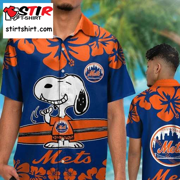New York Mets Snoopy Hawaiian Shirt