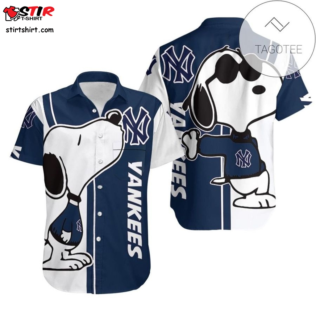 New York Yankees 3d Hawaiian Shirt - Tagotee