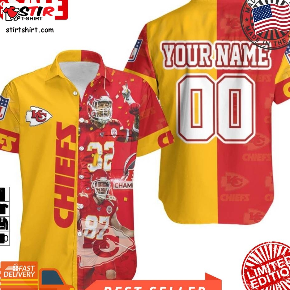 Nfl 2020 Kansas City Chiefs Afc West Division Champion Great Team Personalized Hawaiian Shirt