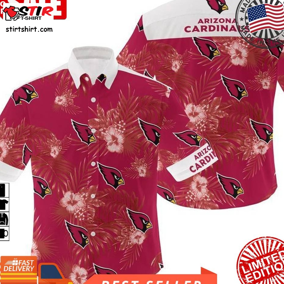 Arizona Cardinals Hawaiian Shirt Flower - Ingenious Gifts Your Whole Family
