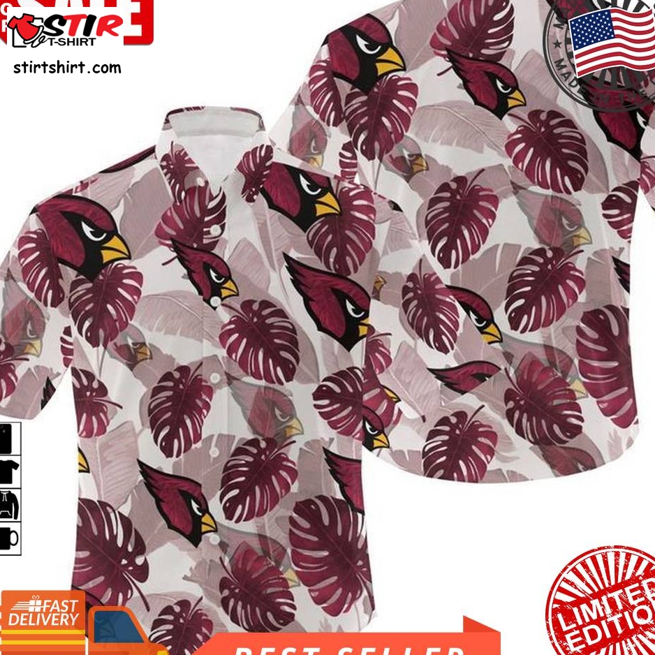 Nfl Arizona Cardinals Nfl Gift For Fan Hawaiian Graphic Print Short Sleeve Hawaiian Shirt 8 H97