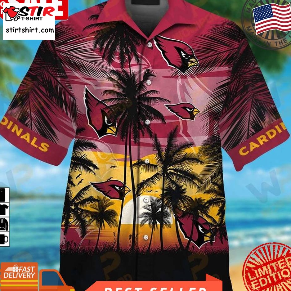 Nfl Arizona Cardinals Tropical Hawaiian Shirt
