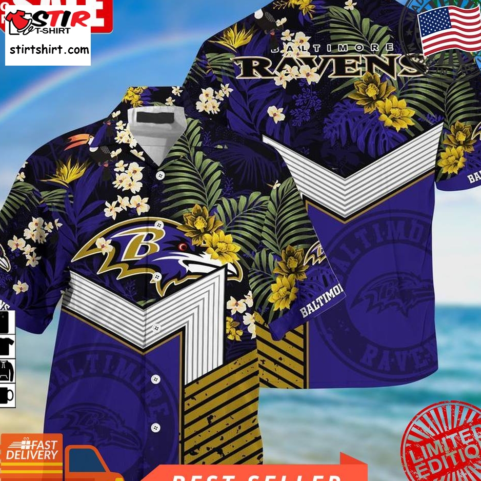 Nfl Baltimore Ravens Hawaii Shirt And   New Collection For This Summer