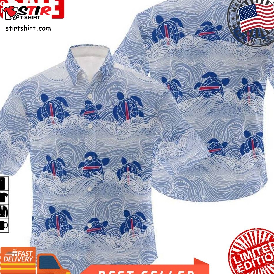 Nfl Buffalo Bills Turtles Gift For Fan Hawaiian Graphic Print Short Sleeve Hawaiian Shirt 3 H97