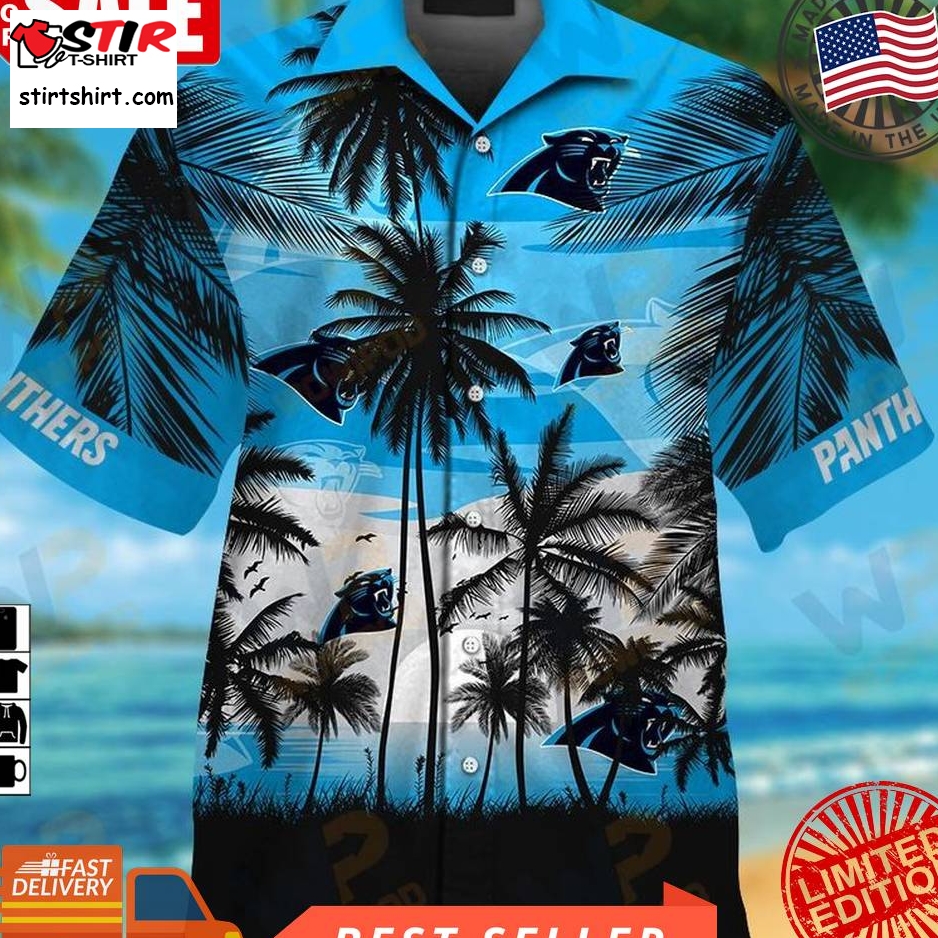 Nfl Carolina Panthers Tropical Hawaiian Shirt