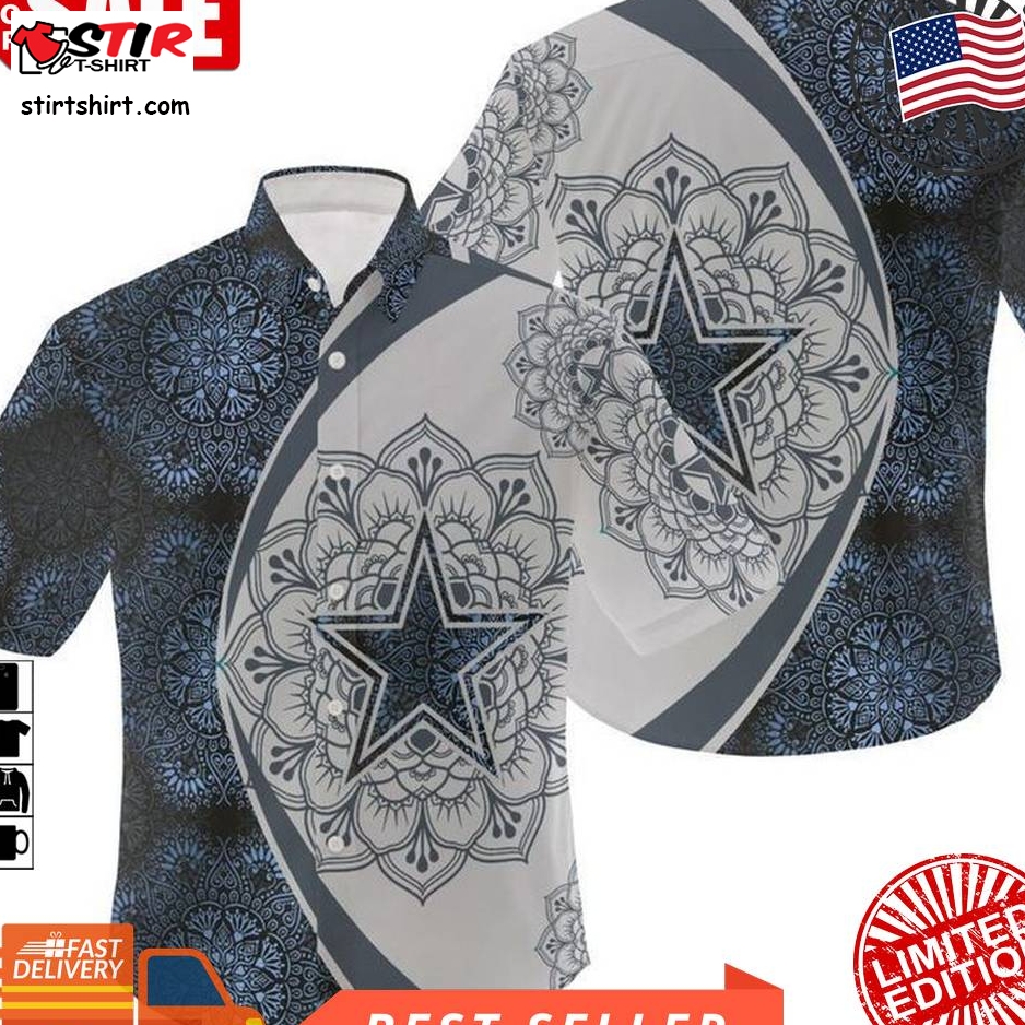 Nfl Dallas Cowboys Gift For Fan Hawaiian Graphic Print Short Sleeve Hawaiian Shirt 2 H97