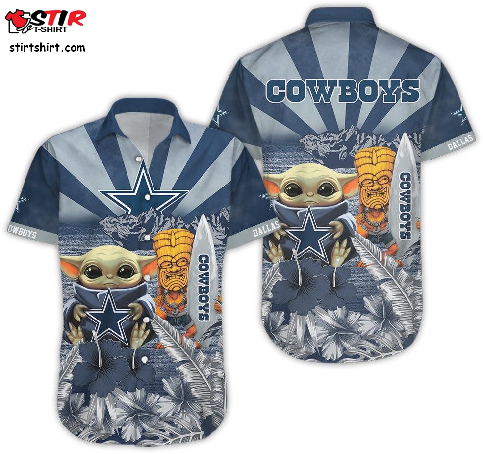 Nfl Dallas Cowboys Hawaiian Shirt Baby Yoda  Baby Yoda 