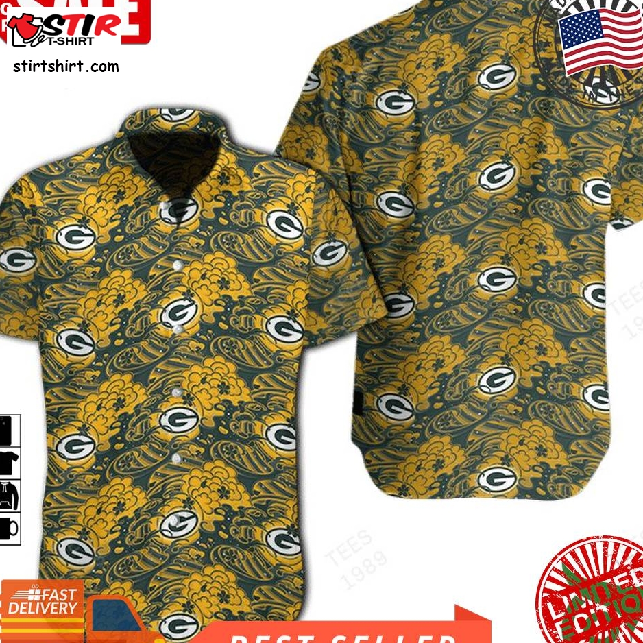 Nfl Green Bay Packers Great Waves Of Japanese Hawaiian Shirt