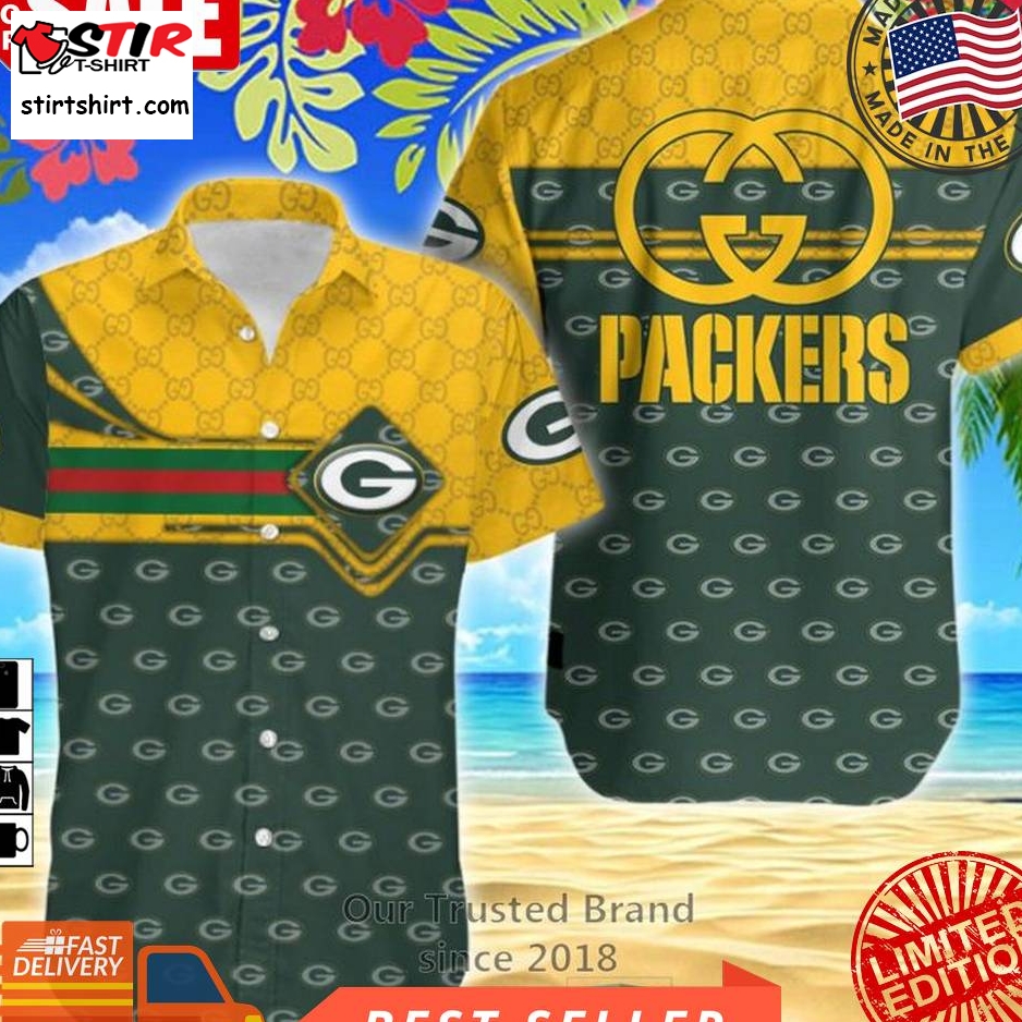 Nfl Green Bay Packers Gucci Hawaiian Shirt  