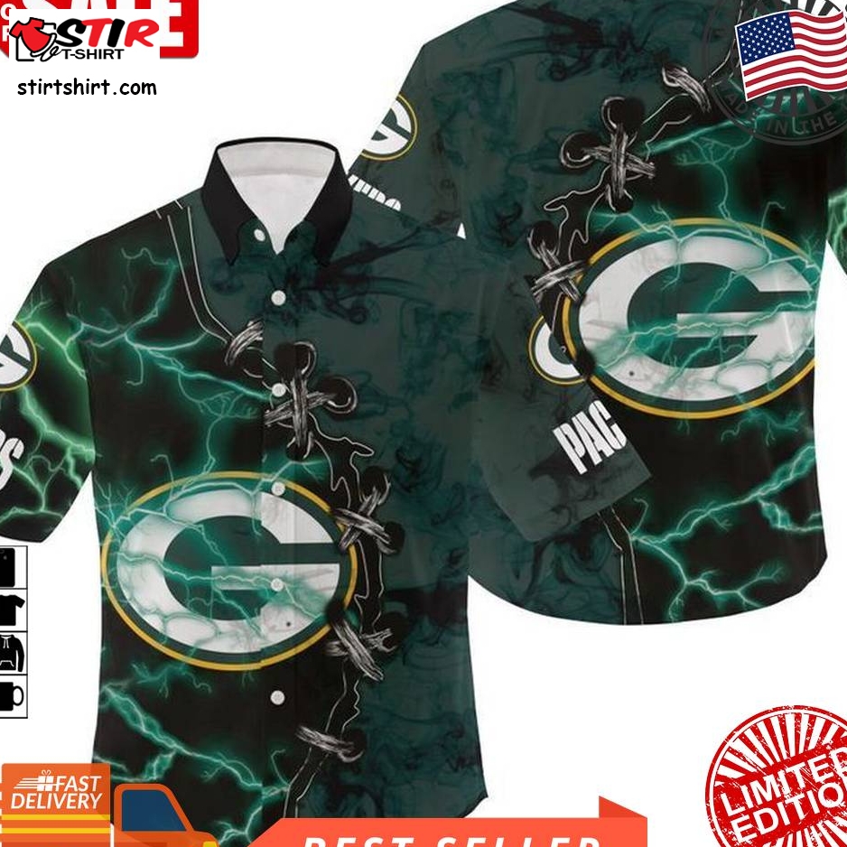 Nfl Green Bay Packers Team Nfl Gift For Fan Hawaiian Graphic Print Short Sleeve Hawaiian Shirt H97