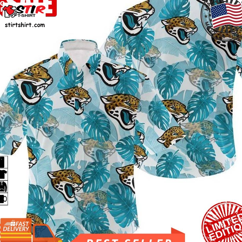 Nfl Jacksonville Jaguars Nfl Gift For Fan Hawaiian Graphic Print Short Sleeve Hawaiian Shirt 8 H97