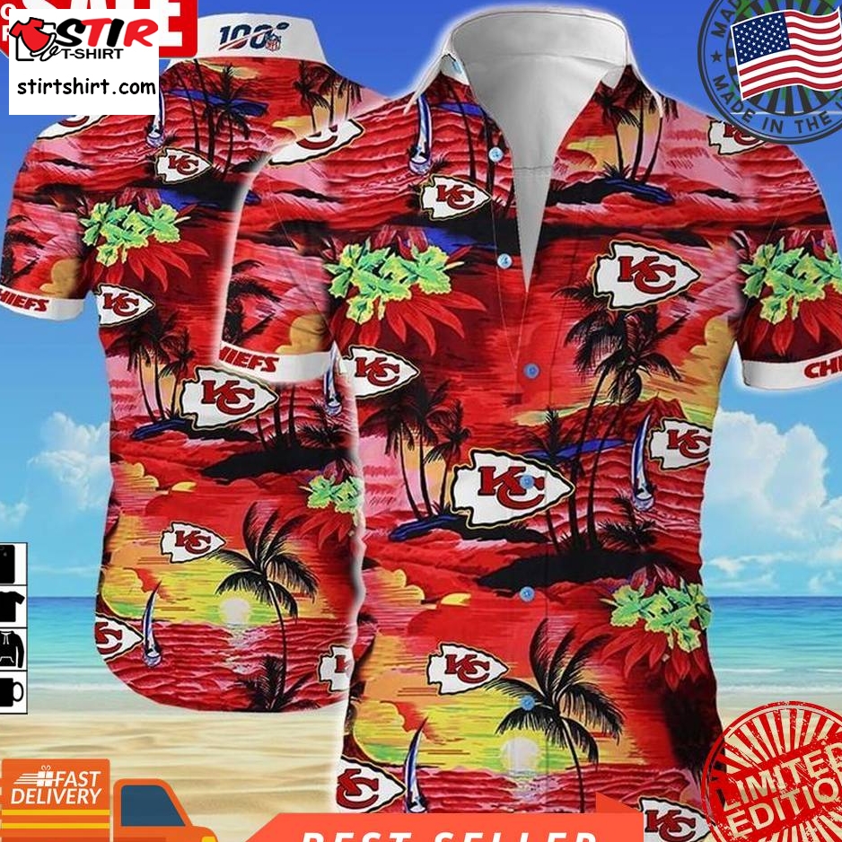 Nfl Kansas City Chiefs Cannabis All Over Printed Hawaiian Shirt Short Sleeve Summer Wear