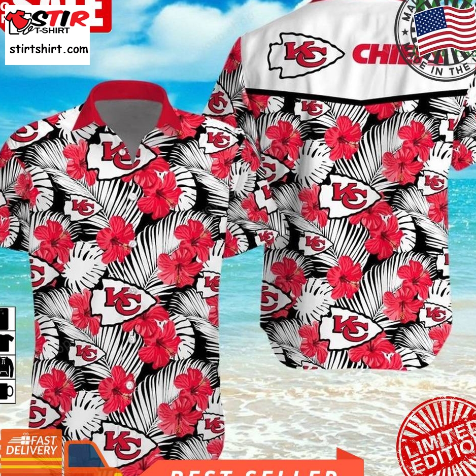Nfl Kansas City Chiefs Tropical Vibe Red Hawaiian Shirt