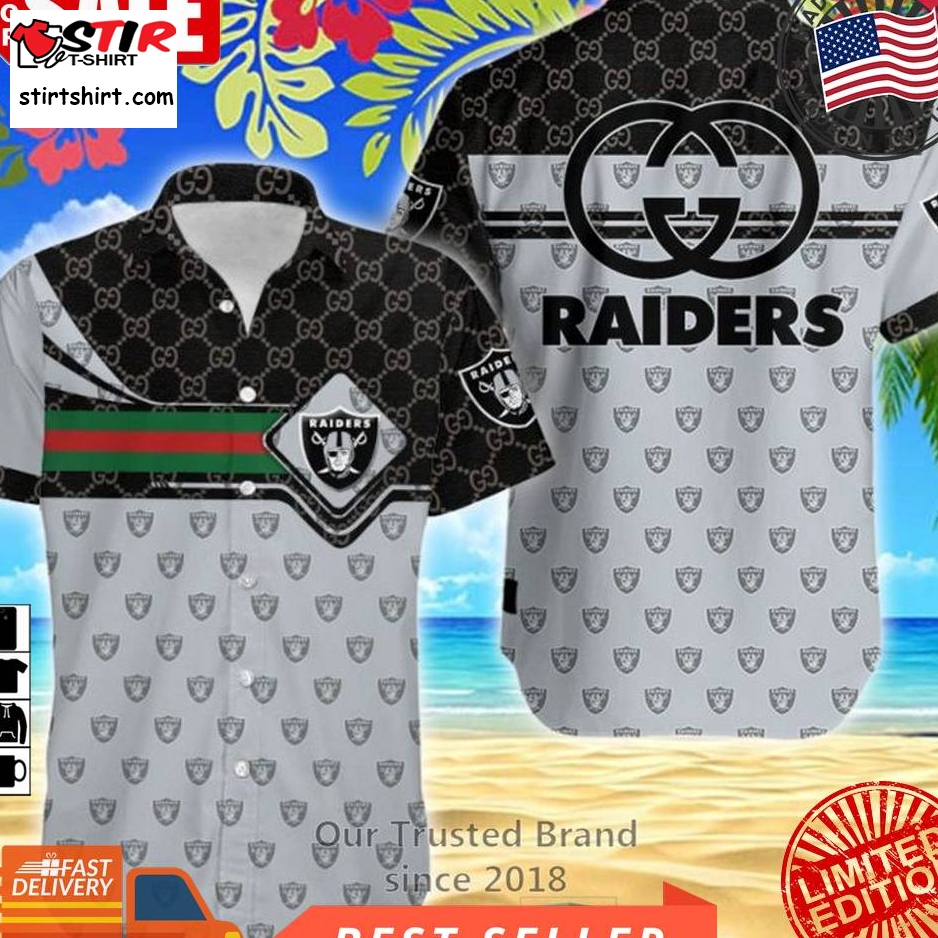 Nfl Las Vegas Raiders Gucci Hawaiian Shirt  