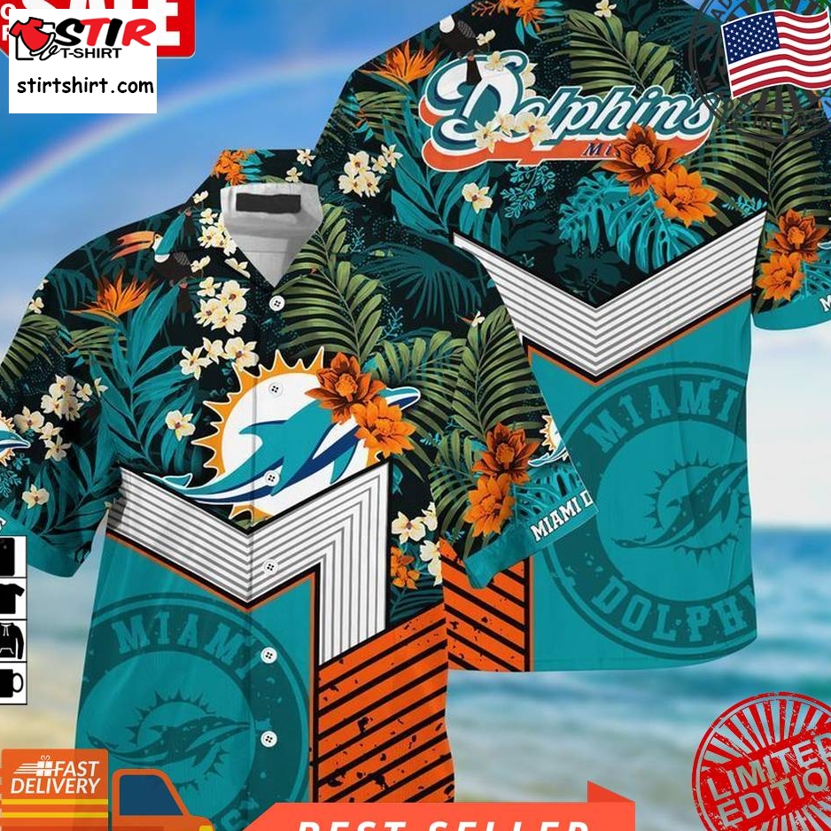 Nfl Miami Dolphins Hawaii Shirt And   New Collection For This Summer