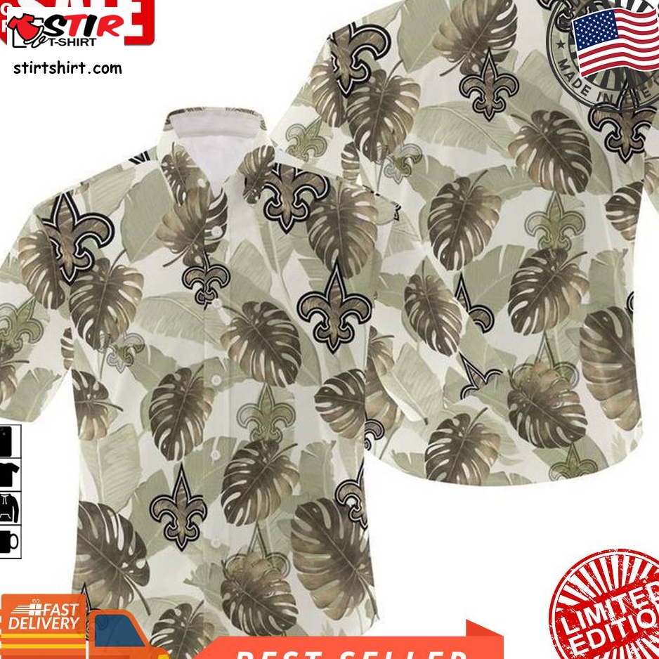 Nfl New Orleans Saints Nfl Gift For Fan Hawaiian Graphic Print Short Sleeve Hawaiian Shirt 8 H97