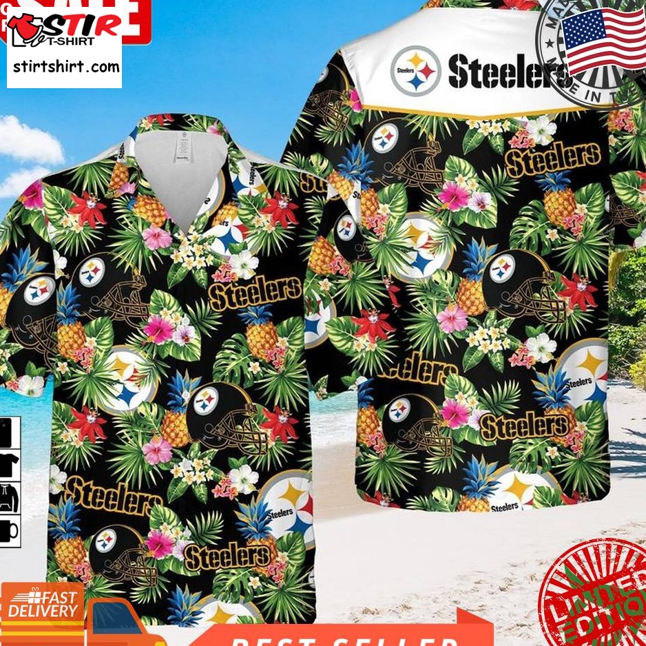 Nfl Pittsburgh Steelers Green Hawaiian Shirt And Shorts