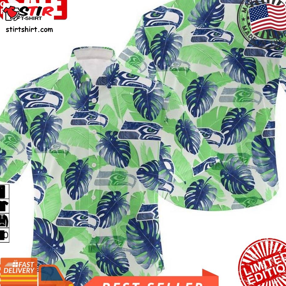Nfl Seattle Seahawks Nfl Gift For Fan Hawaiian Graphic Print Short Sleeve Hawaiian Shirt 8 H97