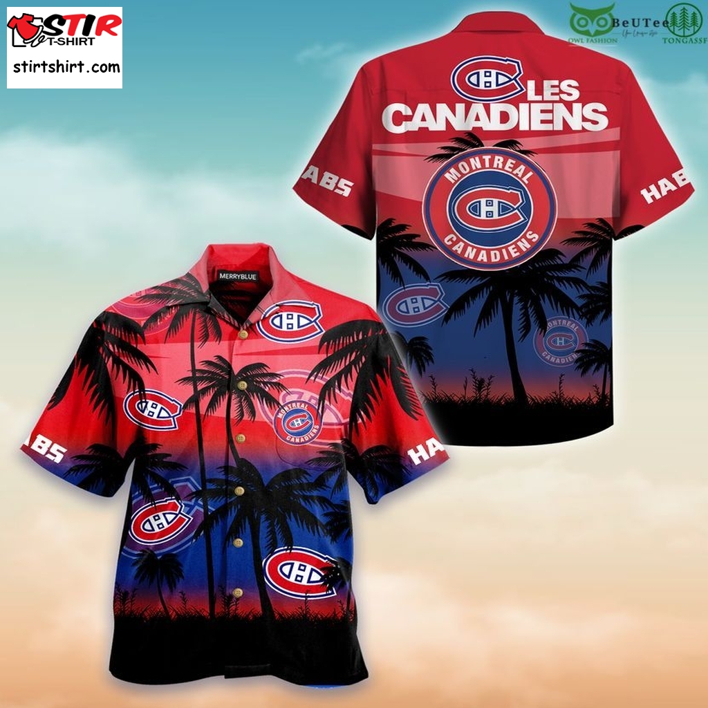 Nhl Montreal Canadiens Canadian Hockey Teams Hawaiian Shirt  Nhl 