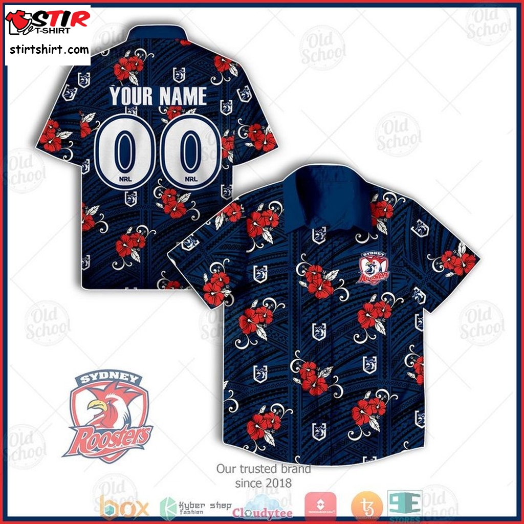 Nrl Sydney Rooster Custom Hawaiian Shirt  Rooster Top Gun 