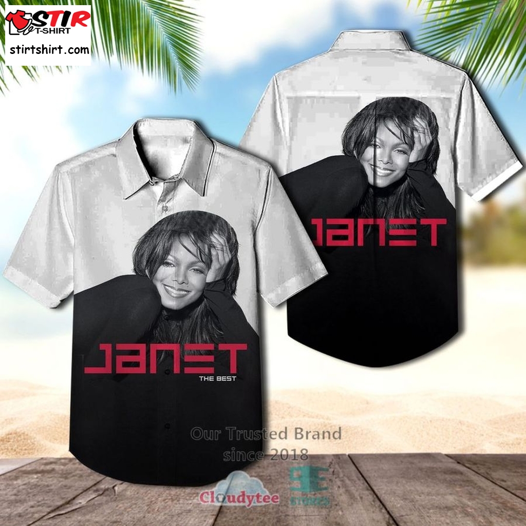 Number One's Janet Jackson Hawaiian Shirt     Styled