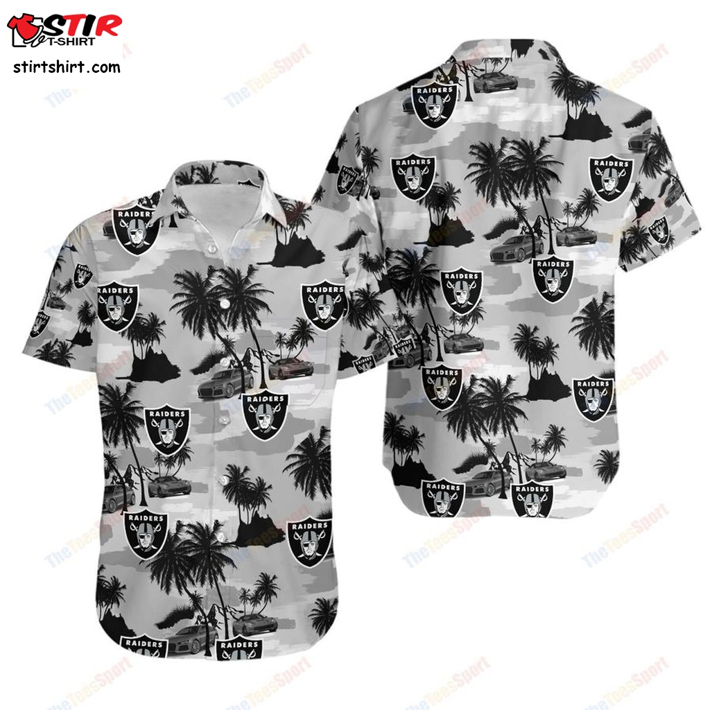 Oakland Raiders Coconut Tree Authentic Hawaiian Shirt 2023  Oakland Raider 