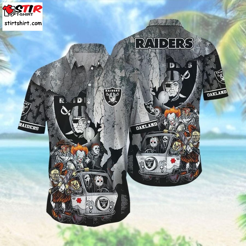 Oakland Raiders Hawaiian Shirts  Oakland Raider 