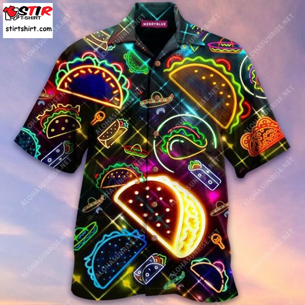 On Tuesday God Created Tacos Unisex Hawaiian Shirt  Taco Bell  And Shorts
