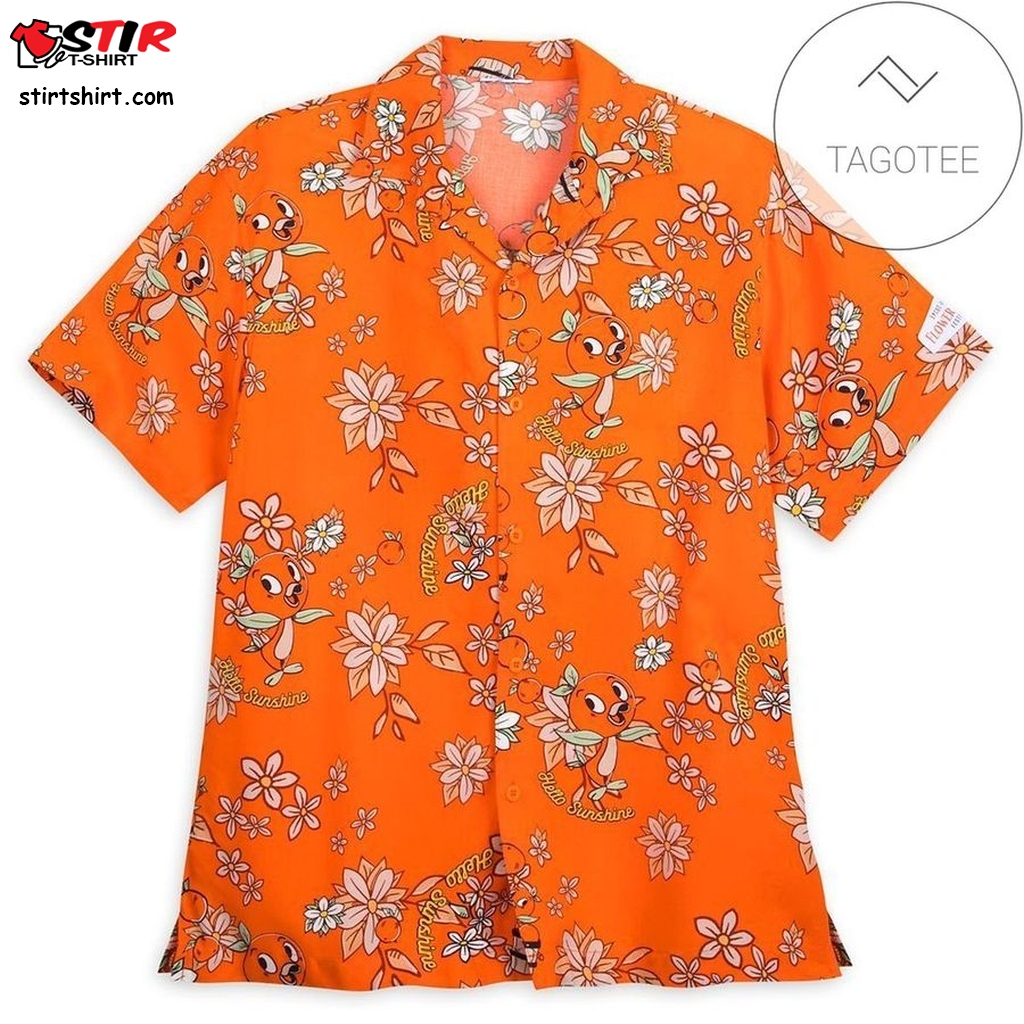 Orange Bird Aloha Authentic Hawaiian Shirt 2023 For Men  Homer Simpson 