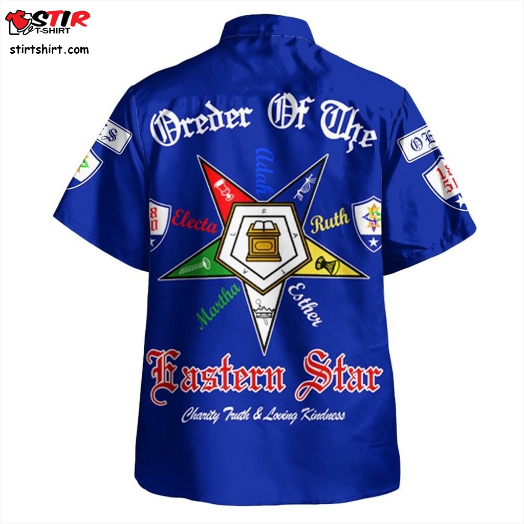 Order Of The Eastern Star Letter Blue Hawaiian Shirt T09  Deicide 