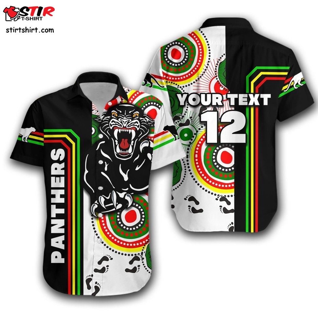Panthers Hawaiian Shirt Power Style Th12  Hawaiian Style Shirt