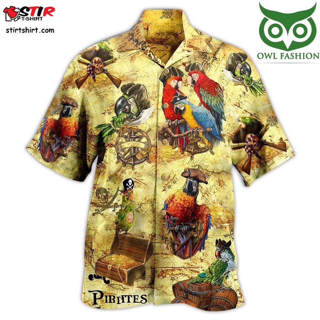 Parrots Amazing Pirate Parrots Limited Hawaiian Shirt