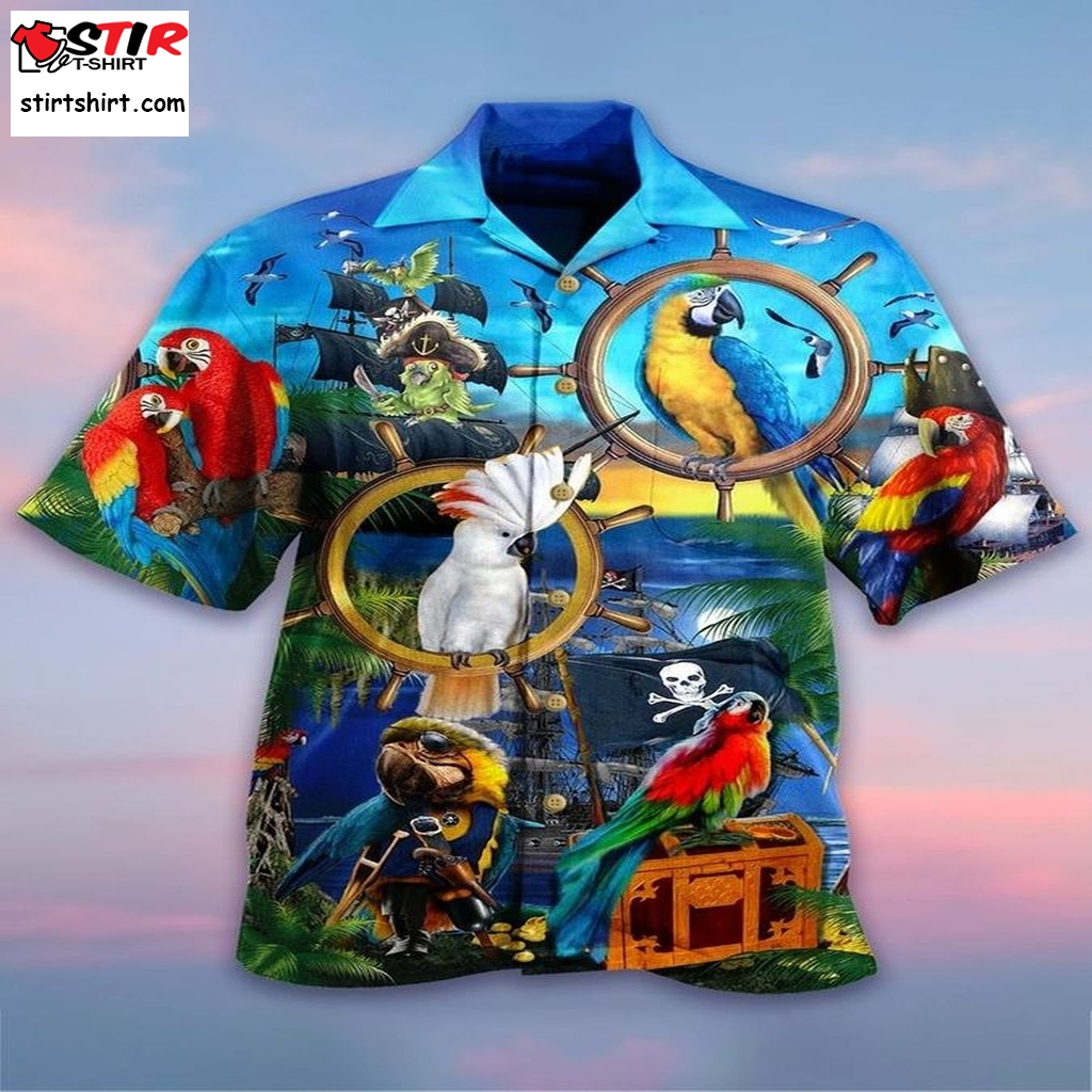 Parrots Pirates Hawaiian Shirt