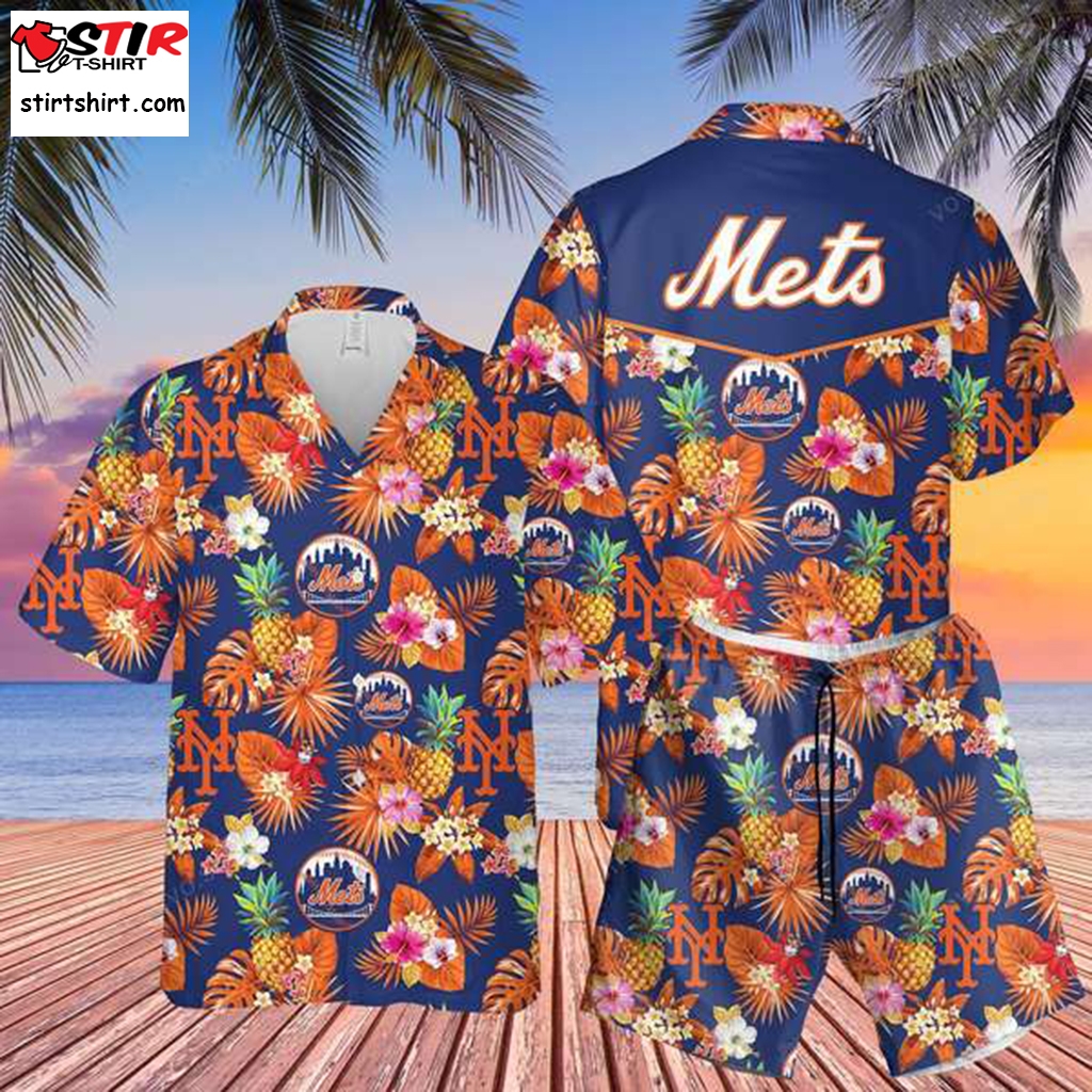 Pedro Closet Mlb Ny Mets Hawaiian Shirt